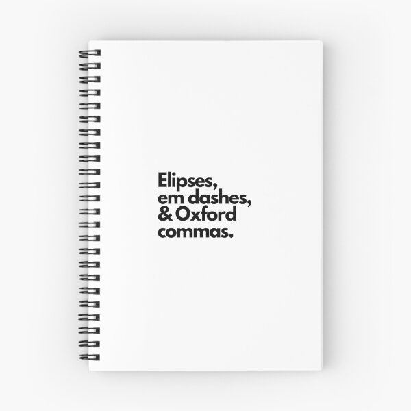 Item preview, Elipses, em dashes, and Oxford commas designed and sold by FAD-Designs.