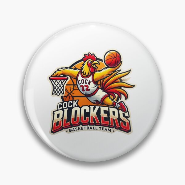 Item preview, Cock Blockers Basketball Team Dunk Mascot Graphic designed and sold by BlasiseDS.