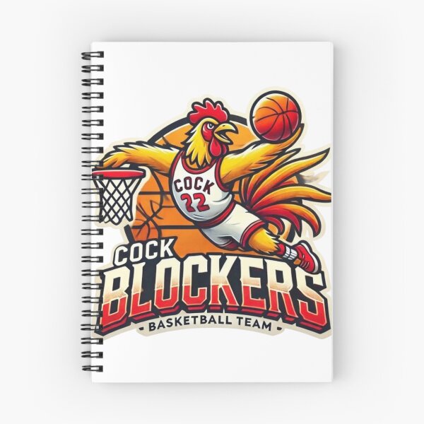 Item preview, Cock Blockers Basketball Team Dunk Mascot Graphic designed and sold by BlasiseDS.