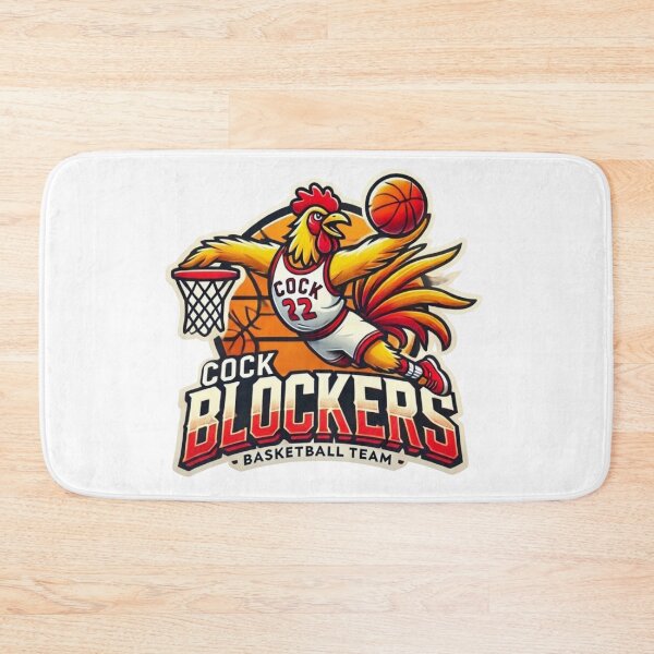 Item preview, Cock Blockers Basketball Team Dunk Mascot Graphic designed and sold by BlasiseDS.