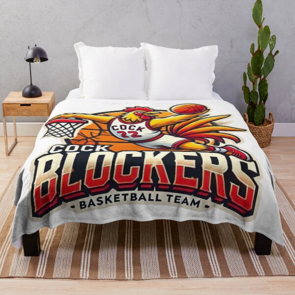 Item preview, Cock Blockers Basketball Team Dunk Mascot Graphic designed and sold by BlasiseDS.
