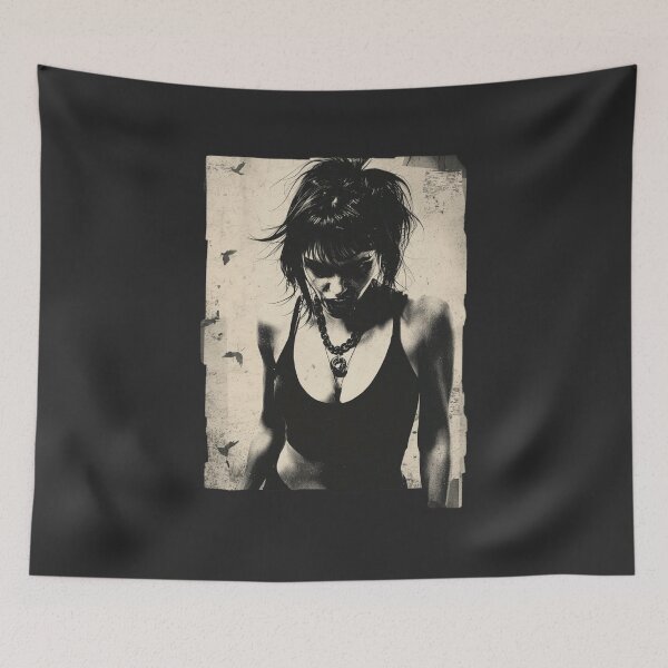 Item preview, Dark Gothic Grunge Girl Alternative Streetwear Graphic designed and sold by ERODED SELF.