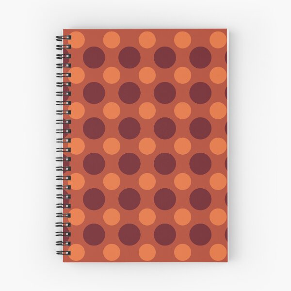 Item preview, Retro Orange and Burgundy Dot Pattern designed and sold by inspiration3.