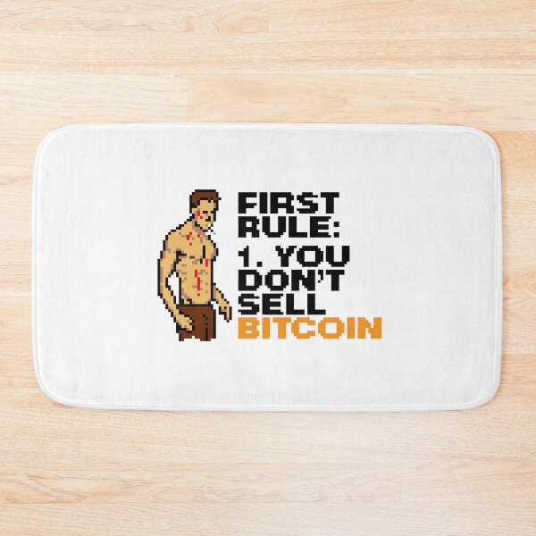 Item preview, First Rule of Bitcoin Pixel Art designed and sold by CyberRex.