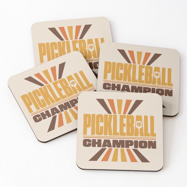 Item preview, Pickleball Champion Bold Typography - Mens Retro Sports Text Art - Vintage Paddle Gift designed and sold by BelievingCreates.