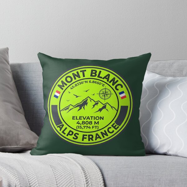 Item preview, Mont Blanc France Alps Highest Peak Elevation 4808m designed and sold by jeshands.
