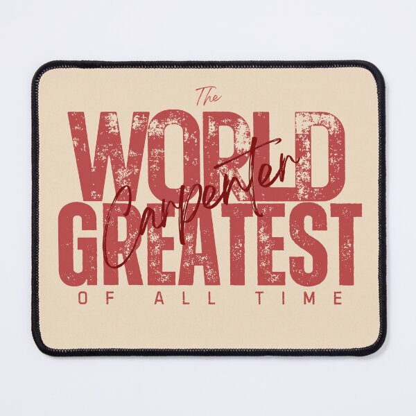 Item preview, World Greatest Carpenter - Coworker Going Away Present For Husband - Vintage Creme designed and sold by Doiemacreations.