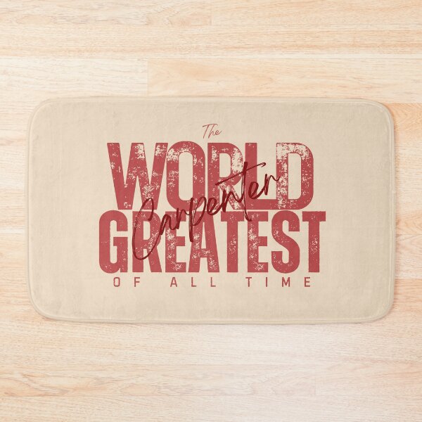 Item preview, World Greatest Carpenter - Coworker Going Away Present For Husband - Vintage Creme designed and sold by Doiemacreations.