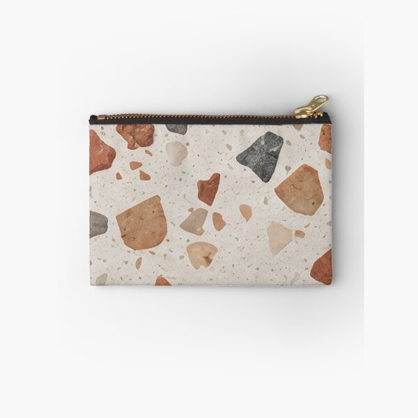 Item preview, Earthy Neutral Terrazzo Stone Seamless Pattern designed and sold by SassyArtistry.