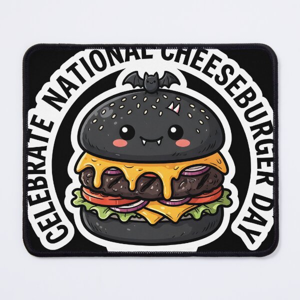 Item preview, Spooky Cheeseburger Cheeseburger Day September 18th designed and sold by OH-MY-GOTH.