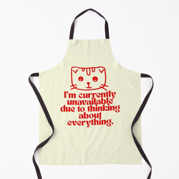 Item preview, Currently Unavailable Overthinking Funny Cat designed and sold by jianina-alondra.