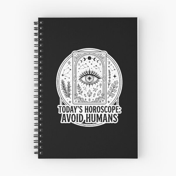 Item preview, Today's horoscope: People avoid Goth Tarot Astrology designed and sold by OH-MY-GOTH.