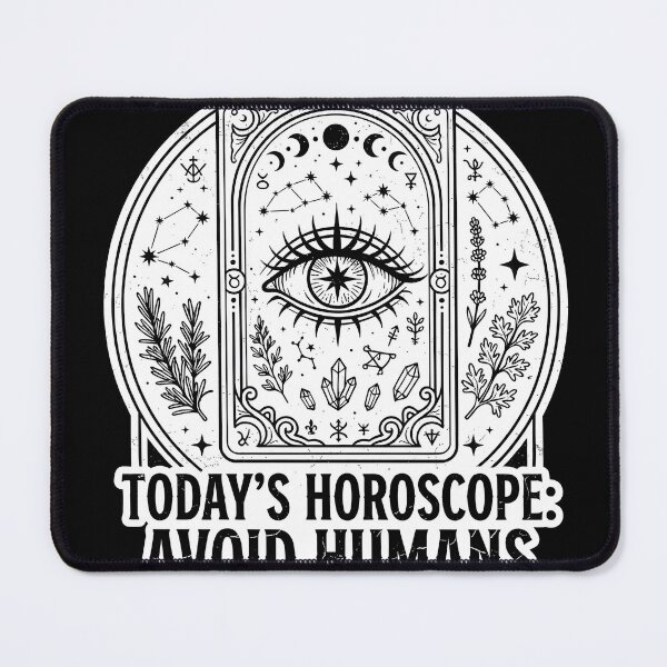 Item preview, Today's horoscope: People avoid Goth Tarot Astrology designed and sold by OH-MY-GOTH.