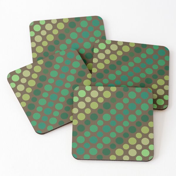 Item preview, Green and Olive Abstract Circle Pattern designed and sold by inspiration3.