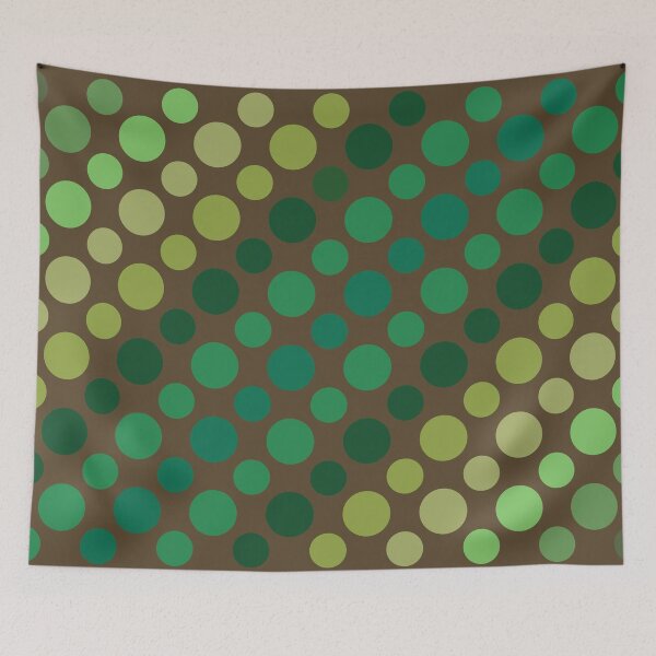 Item preview, Green and Olive Abstract Circle Pattern designed and sold by inspiration3.