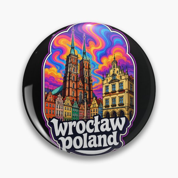 Item preview, Wroclaw City Poland Travel Trippy designed and sold by TomFrontierArt.