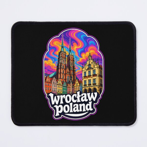 Item preview, Wroclaw City Poland Travel Trippy designed and sold by TomFrontierArt.
