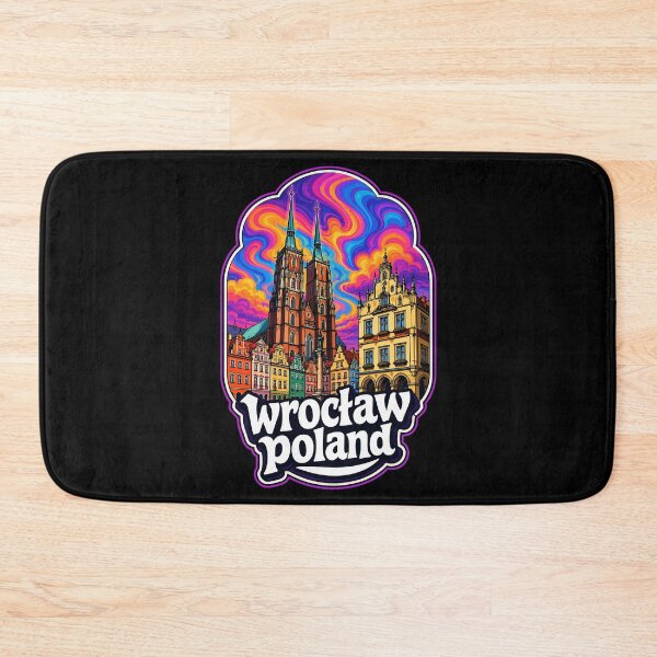 Item preview, Wroclaw City Poland Travel Trippy designed and sold by TomFrontierArt.
