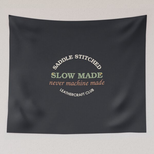 Item preview, Saddle Stitched Never Machine Made — Slow Made Well Made designed and sold by SlowMadeShelf.