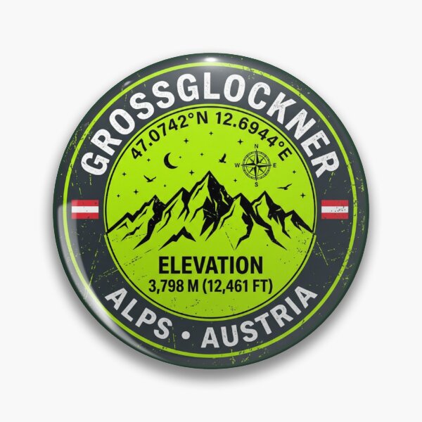 Item preview, Grossglockner Austria Alps Highest Peak Elevation 3798m designed and sold by jeshands.