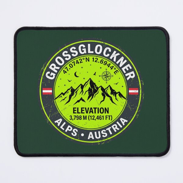 Item preview, Grossglockner Austria Alps Highest Peak Elevation 3798m designed and sold by jeshands.