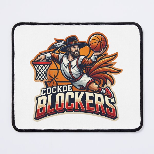 Item preview, Cockde Blockers Basketball Dunk Mascot Team Emblem designed and sold by BlasiseDS.