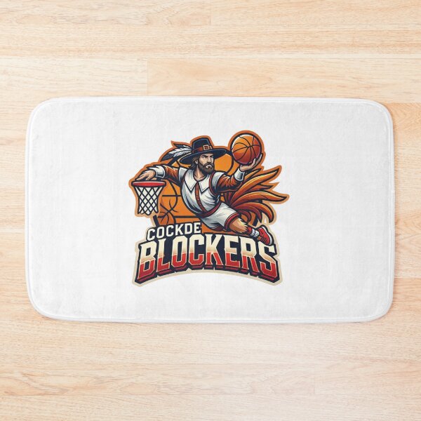 Item preview, Cockde Blockers Basketball Dunk Mascot Team Emblem designed and sold by BlasiseDS.