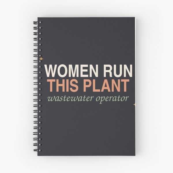 Item preview, Women Run This Plant — Wastewater Operator designed and sold by SlowMadeShelf.