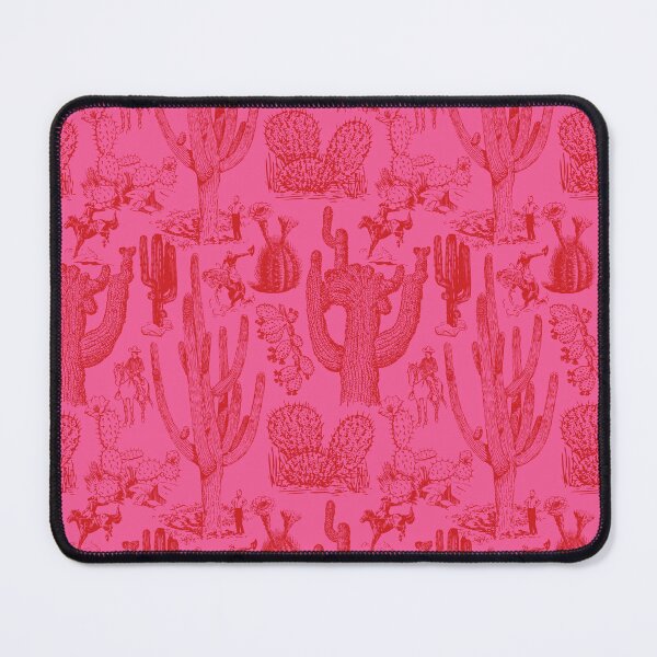 Item preview, Western Cactoile in Neon Red and Pink designed and sold by YesterdayColl.