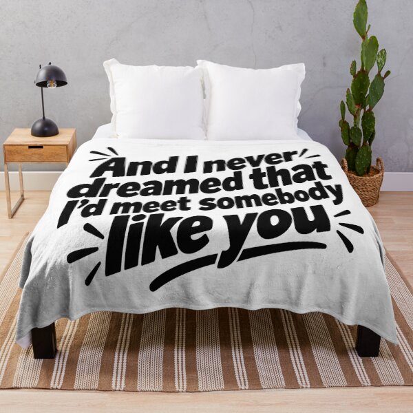 Item preview, And I Never Dreamed – Romantic Retro Typography - Black designed and sold by Strongermind.