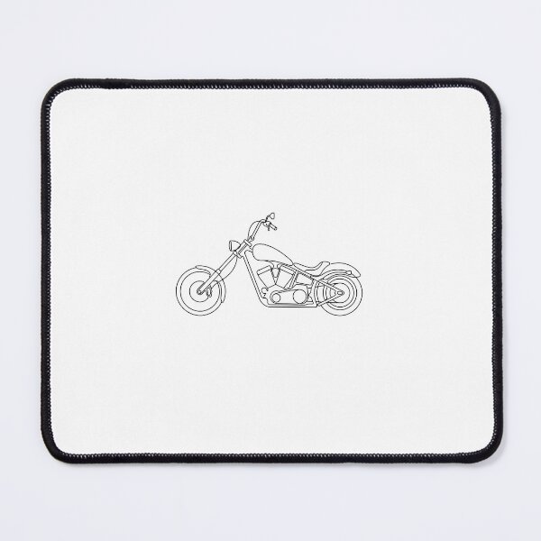 Item preview, V Twin Cruiser Minimalist Silhouette Custom Biker T-Shirt designed and sold by ThrottleEcho.