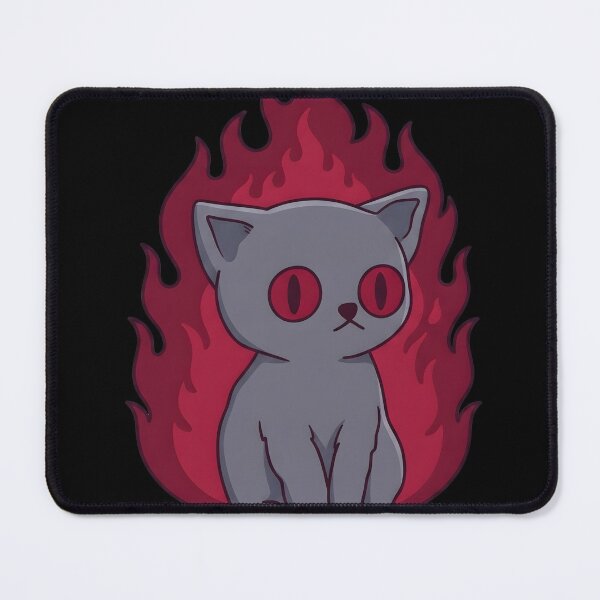 Item preview, Sweet gothic cat on fire. See you there. designed and sold by OH-MY-GOTH.