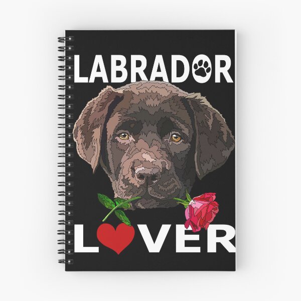 Item preview, Chocolate Labrador Lover Puppy With Rose designed and sold by Just-Arts-4U.