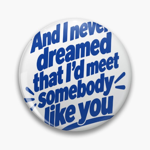 Item preview, And I Never Dreamed – Romantic Retro Typography blue  designed and sold by Strongermind.