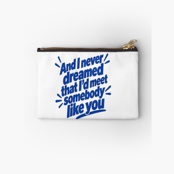 Item preview, And I Never Dreamed – Romantic Retro Typography blue  designed and sold by Strongermind.