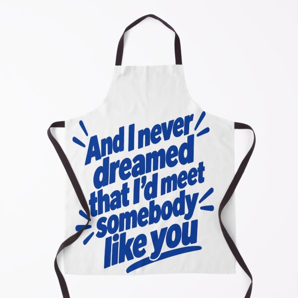 Item preview, And I Never Dreamed – Romantic Retro Typography blue designed and sold by Strongermind.