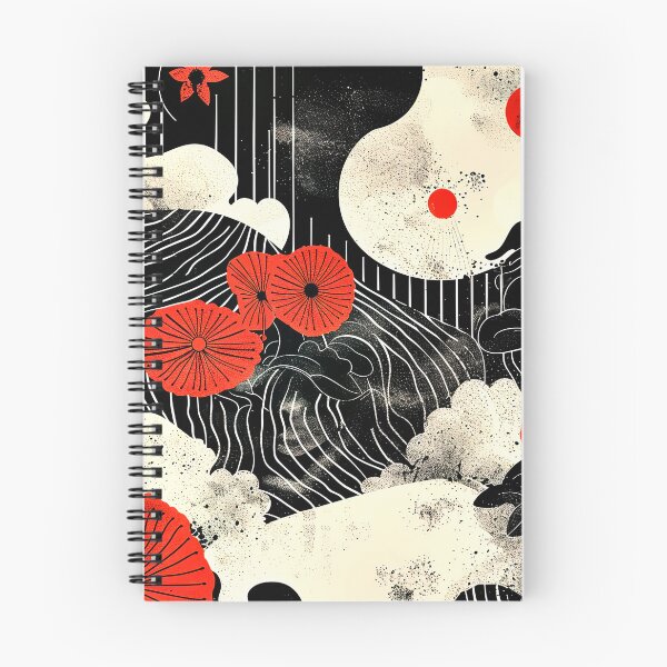 Item preview, Japandi Red, Black, And White Harmony Designs Abstract  designed and sold by DEC02.