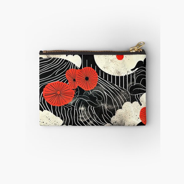 Item preview, Japandi Red, Black, And White Harmony Designs Abstract  designed and sold by DEC02.