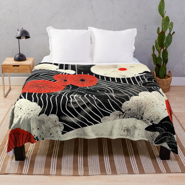 Item preview, Japandi Red, Black, And White Harmony Designs Abstract  designed and sold by DEC02.