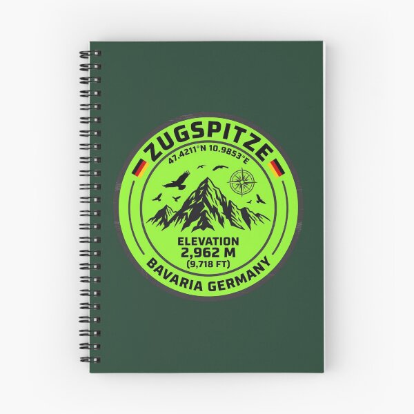 Item preview, Zugspitze Germany Bavaria Highest Peak Elevation 2962m designed and sold by jeshands.