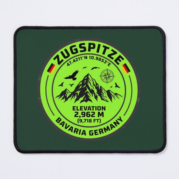 Item preview, Zugspitze Germany Bavaria Highest Peak Elevation 2962m designed and sold by jeshands.