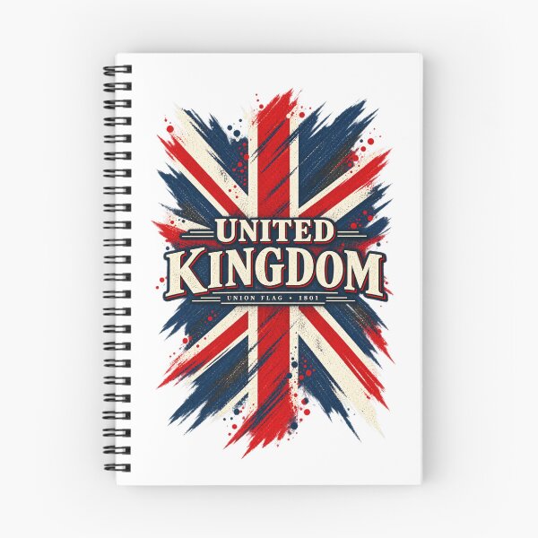 Item preview, United Kingdom Union Jack Brush Art designed and sold by Larkfound Studio.