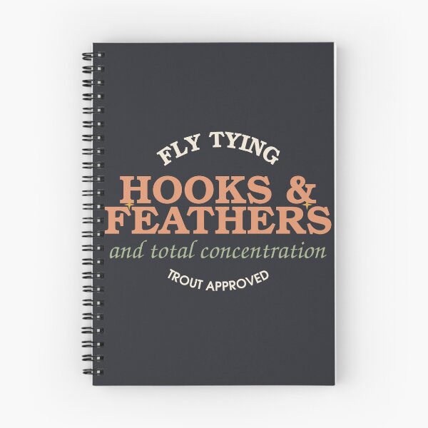 Item preview, Hooks And Feathers And Total Concentration — Fly Tying designed and sold by SlowMadeShelf.
