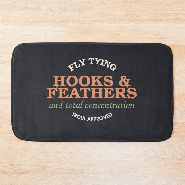 Item preview, Hooks And Feathers And Total Concentration — Fly Tying designed and sold by SlowMadeShelf.