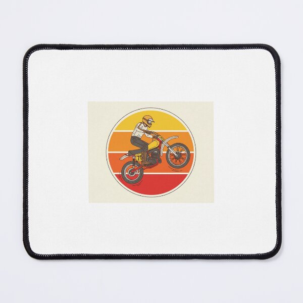 Item preview, Vintage Motocross Rider Mid Air Jump Retro Dirt Bike T-Shirt designed and sold by ThrottleEcho.
