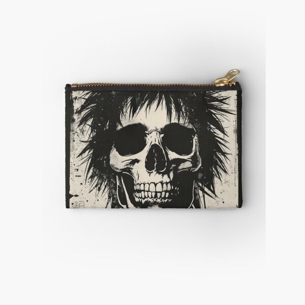 Item preview, Bent Edge 1980 Spiky Punk Skull Grunge Art designed and sold by ERODED SELF.