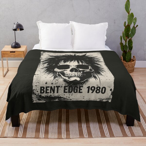 Item preview, Bent Edge 1980 Spiky Punk Skull Grunge Art designed and sold by ERODED SELF.