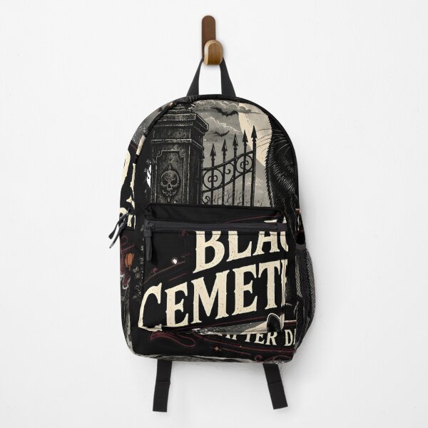Item preview, BLACK CAT CEMETERY CLUB After Dark Society Halloween Vintage Screen Print designed and sold by BernoNickel.