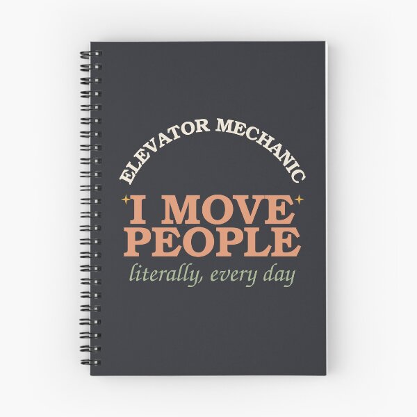 Item preview, I Move People Literally Every Day — Elevator Mechanic designed and sold by SlowMadeShelf.