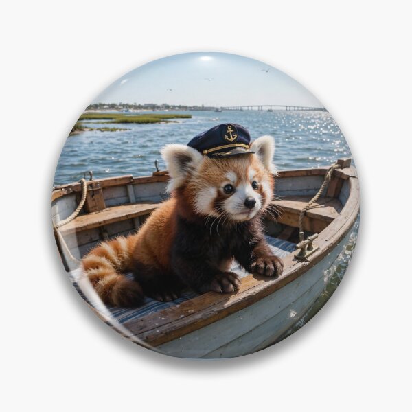 Item preview,  Red Panda on a Boat designed and sold by Savannah Gibbs.